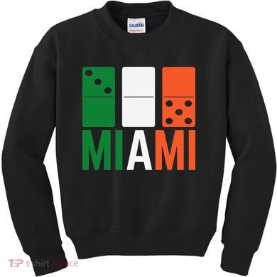 Three Zero Five 305 Miami Domino Kids Sweatshirt