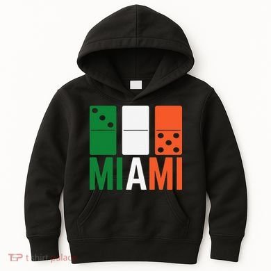 Three Zero Five 305 Miami Domino Kids Hoodie