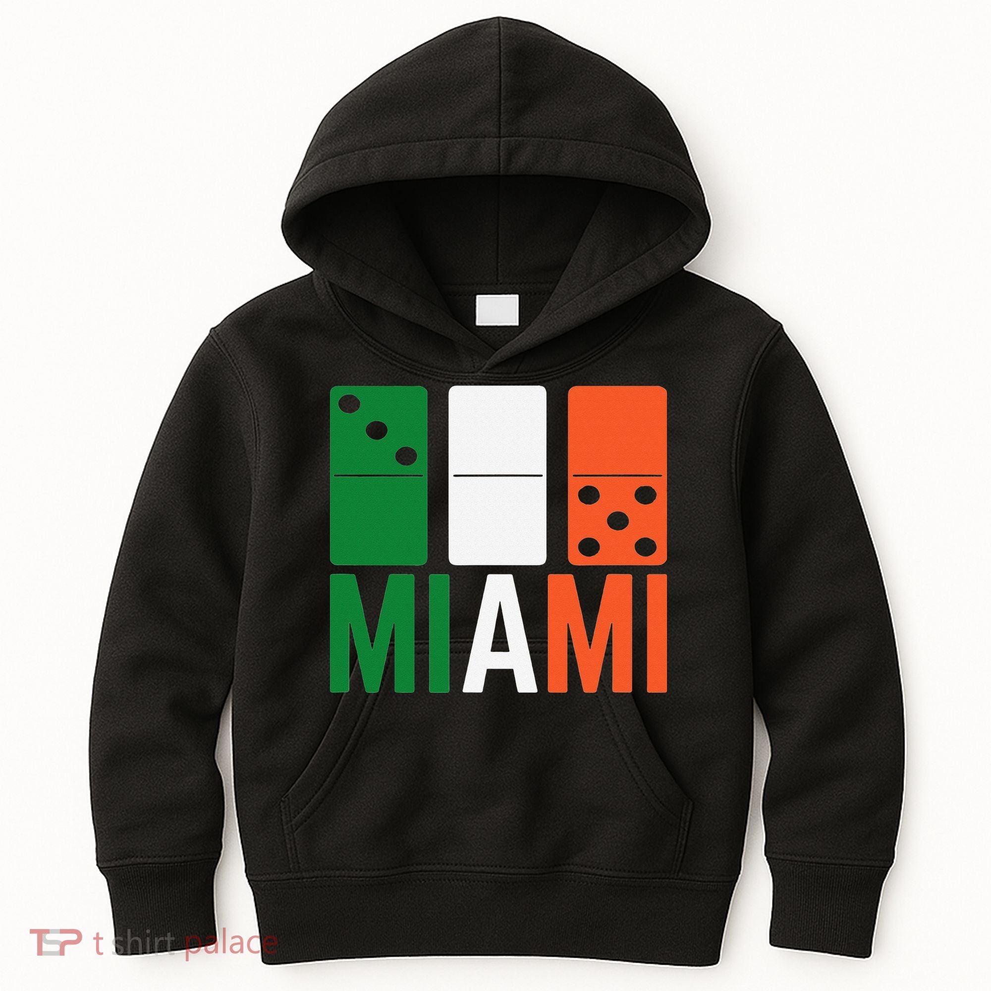 Three Zero Five 305 Miami Domino Kids Hoodie