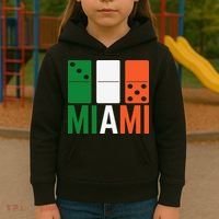 Three Zero Five 305 Miami Domino Kids Hoodie thumb 3