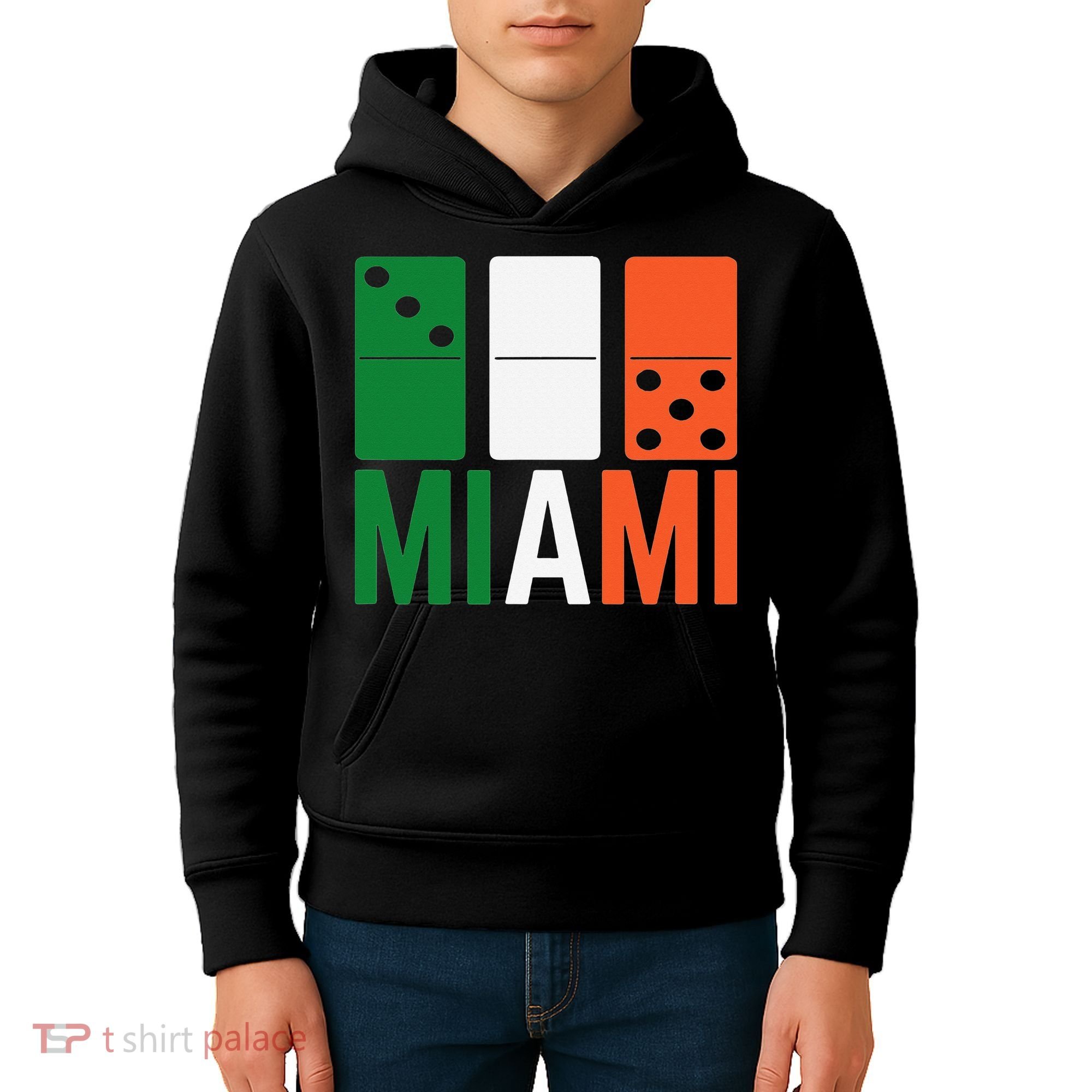 Three Zero Five 305 Miami Domino Kids Hoodie