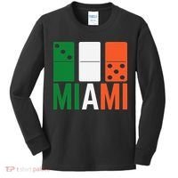 Three Zero Five 305 Miami Domino Kids Long Sleeve Shirt thumb 0