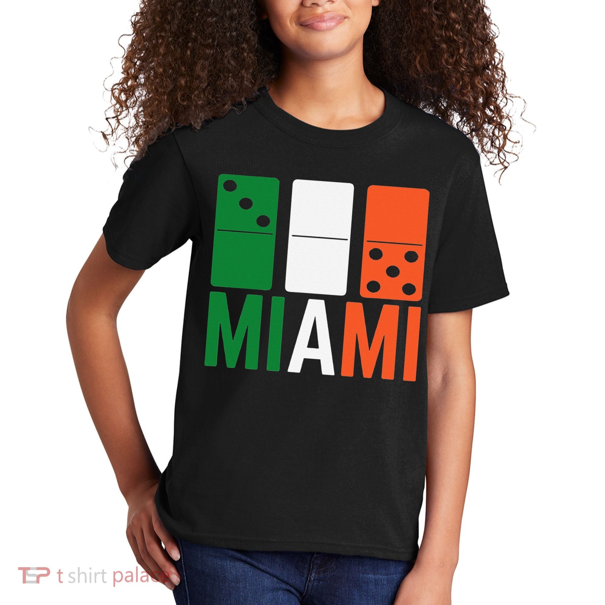 Three Zero Five 305 Miami Domino Kids T-Shirt