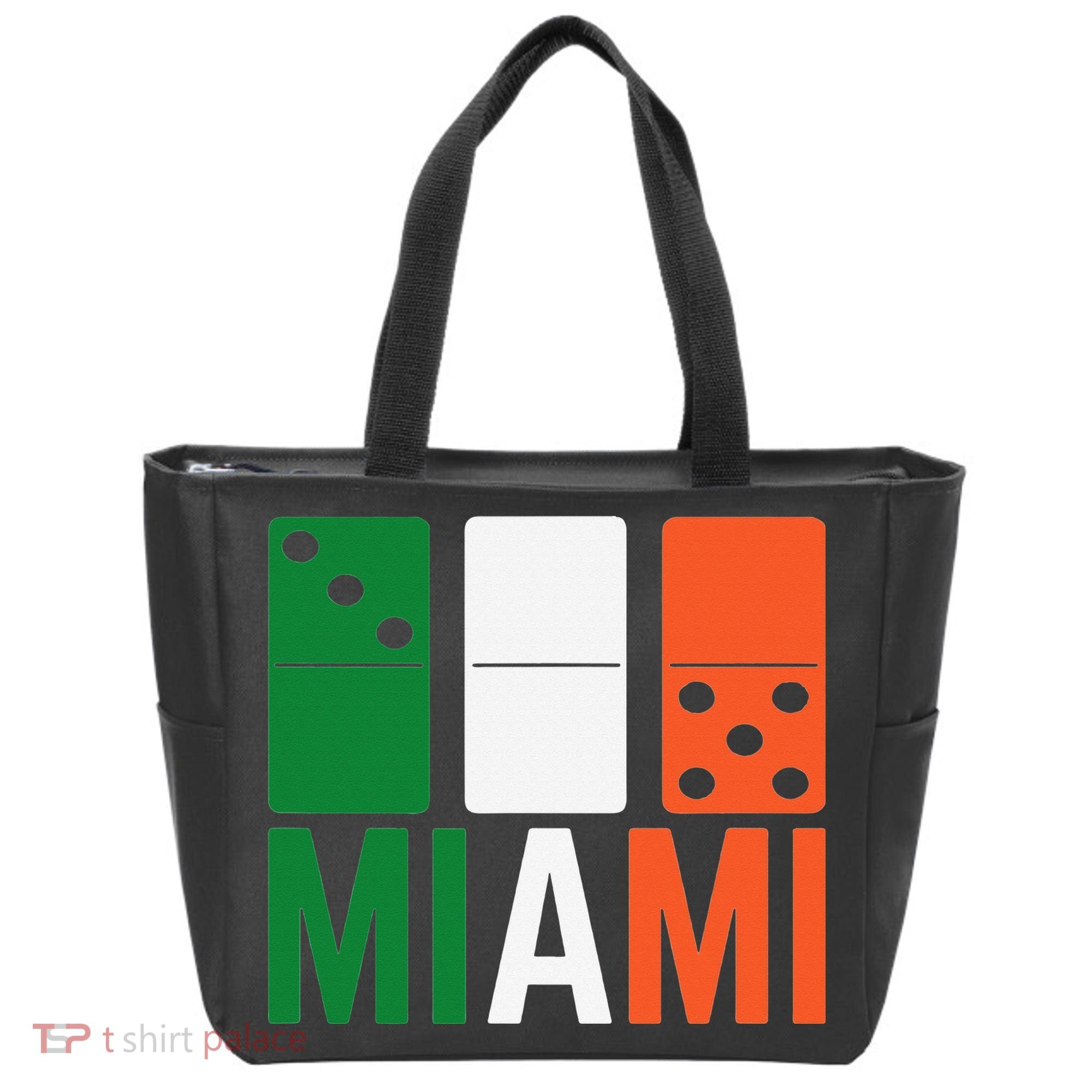 Three Zero Five 305 Miami Domino Tote Bag