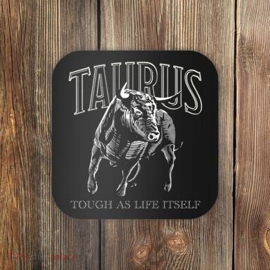 Taurus Zodiac Sign Astrology Horoscope Coaster