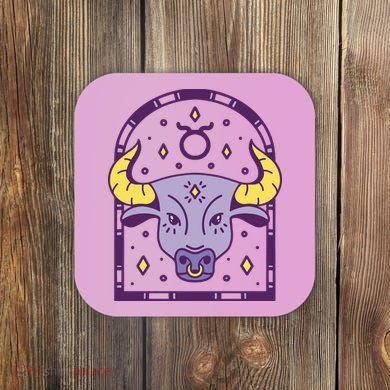 Taurus Zodiac Sign Astrology Coaster