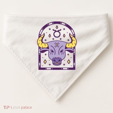 Taurus Zodiac Sign Astrology USA-Made Doggie Bandana