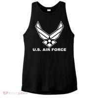 U.S. Air Force Logo Ladies PosiCharge Tri-Blend Wicking Tank thumb 0