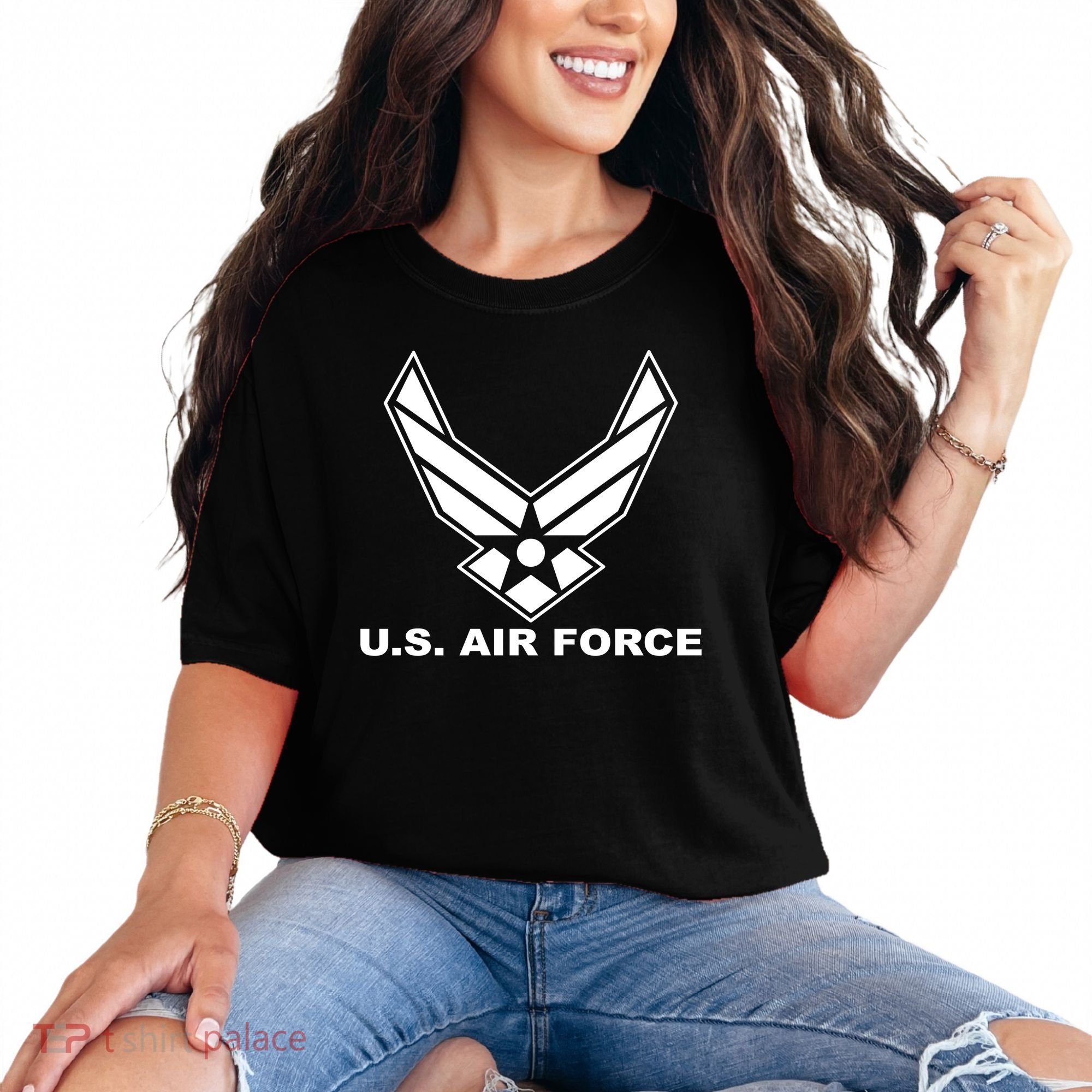 U.S. Air Force Logo Comfort Colors T-Shirt