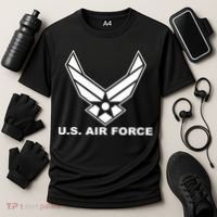 U.S. Air Force Logo Cooling Performance Crew T-Shirt thumb 3