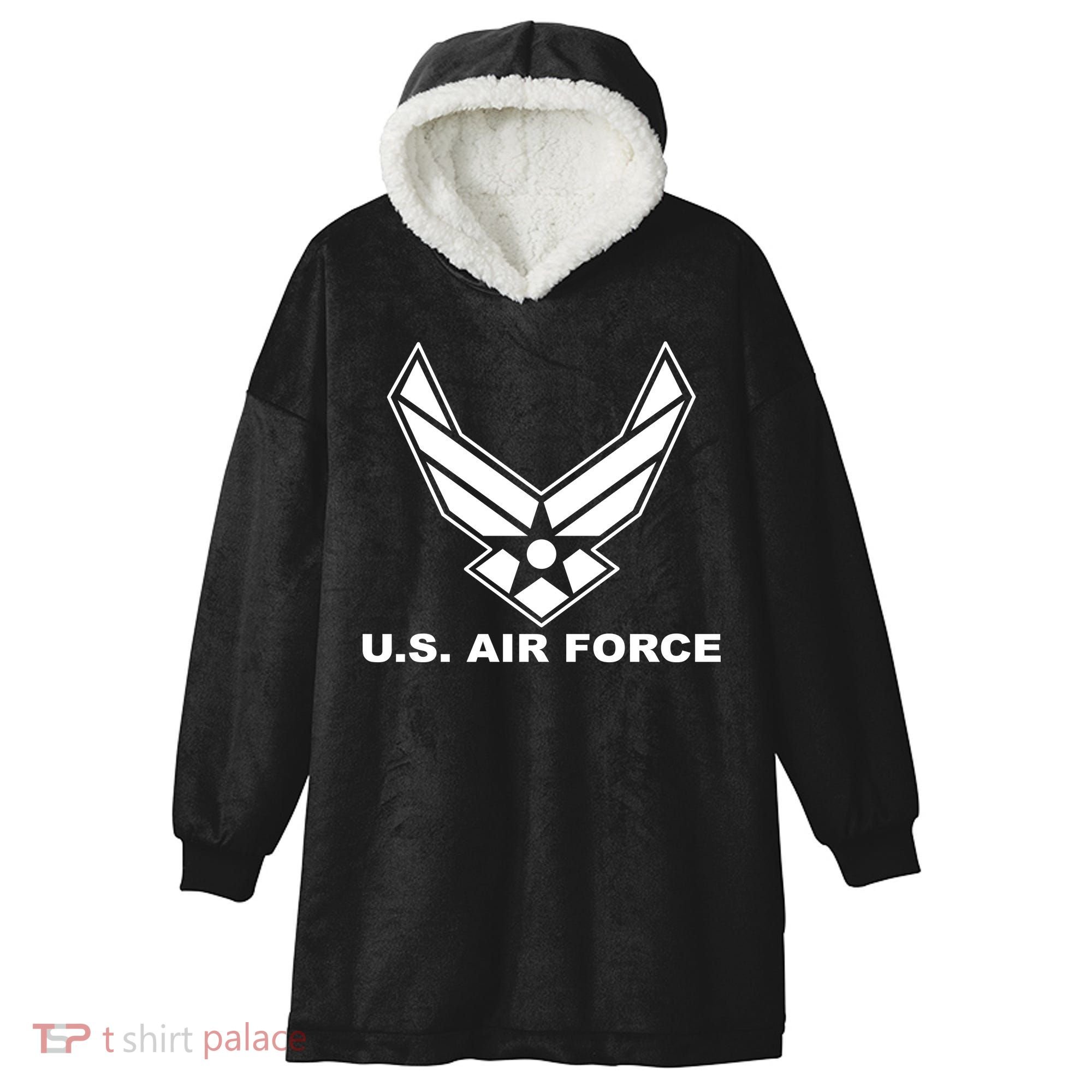 U.S. Air Force Logo Hooded Wearable Blanket