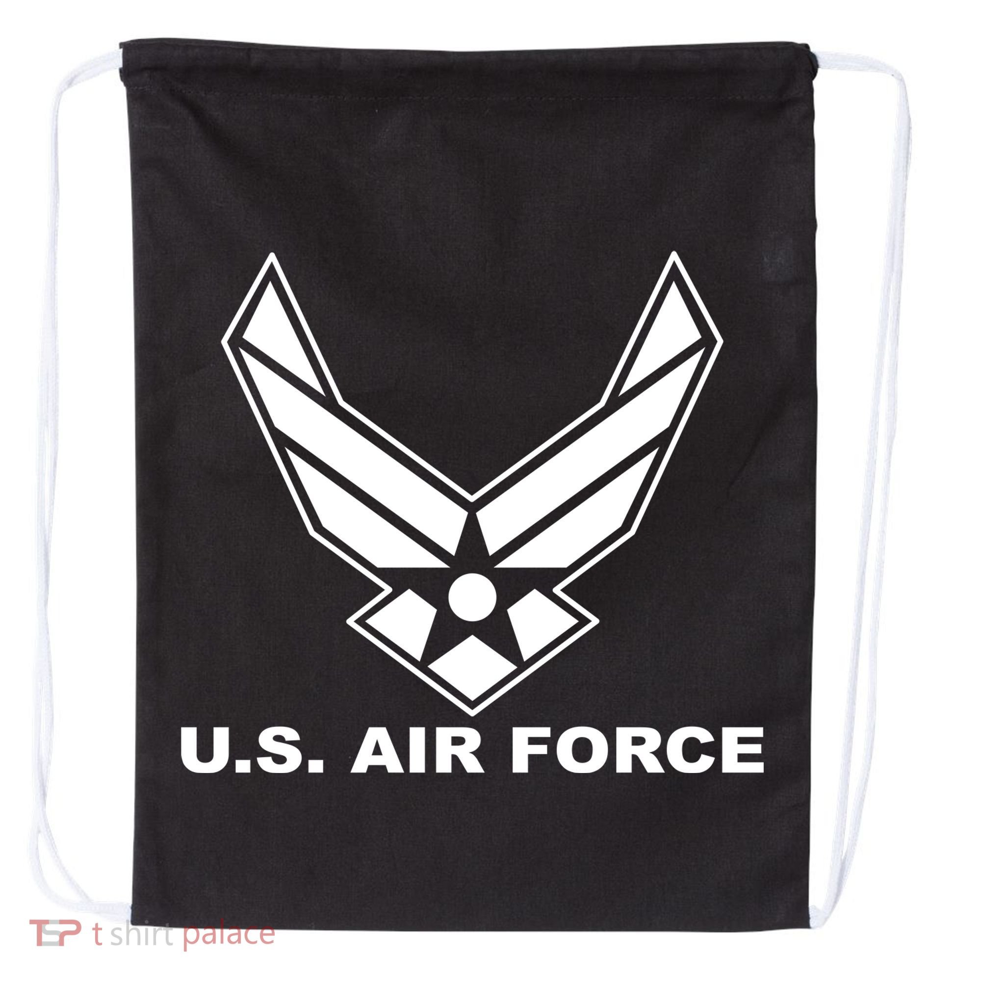 U.S. Air Force Logo Drawstring Bag