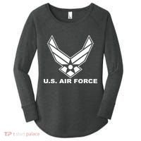 U.S. Air Force Logo Women's Perfect Tri Tunic Long Sleeve Shirt thumb 0