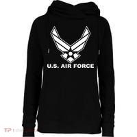 U.S. Air Force Logo Womens Funnel Neck Pullover Hood thumb 0