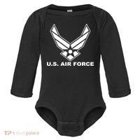 U.S. Air Force Logo Baby Long Sleeve Bodysuit thumb 0