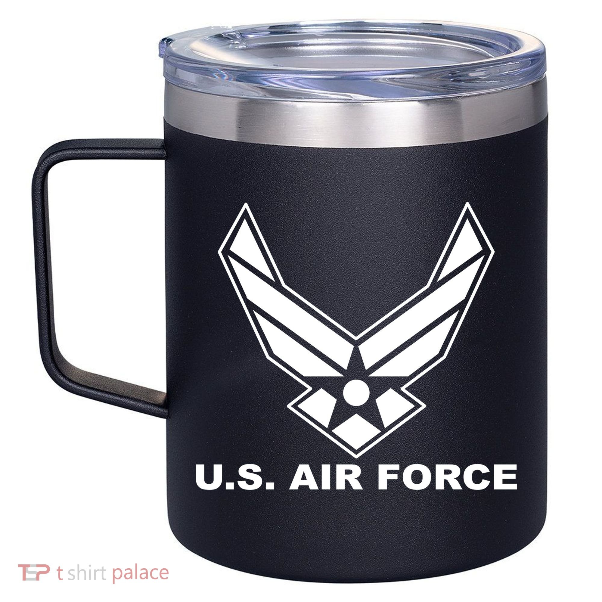 U.S. Air Force Logo 12oz Stainless Steel Coffee Mug