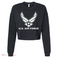 U.S. Air Force Logo Cropped Pullover Crew thumb 0