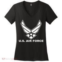 U.S. Air Force Logo Women's V-Neck T-Shirt thumb 0