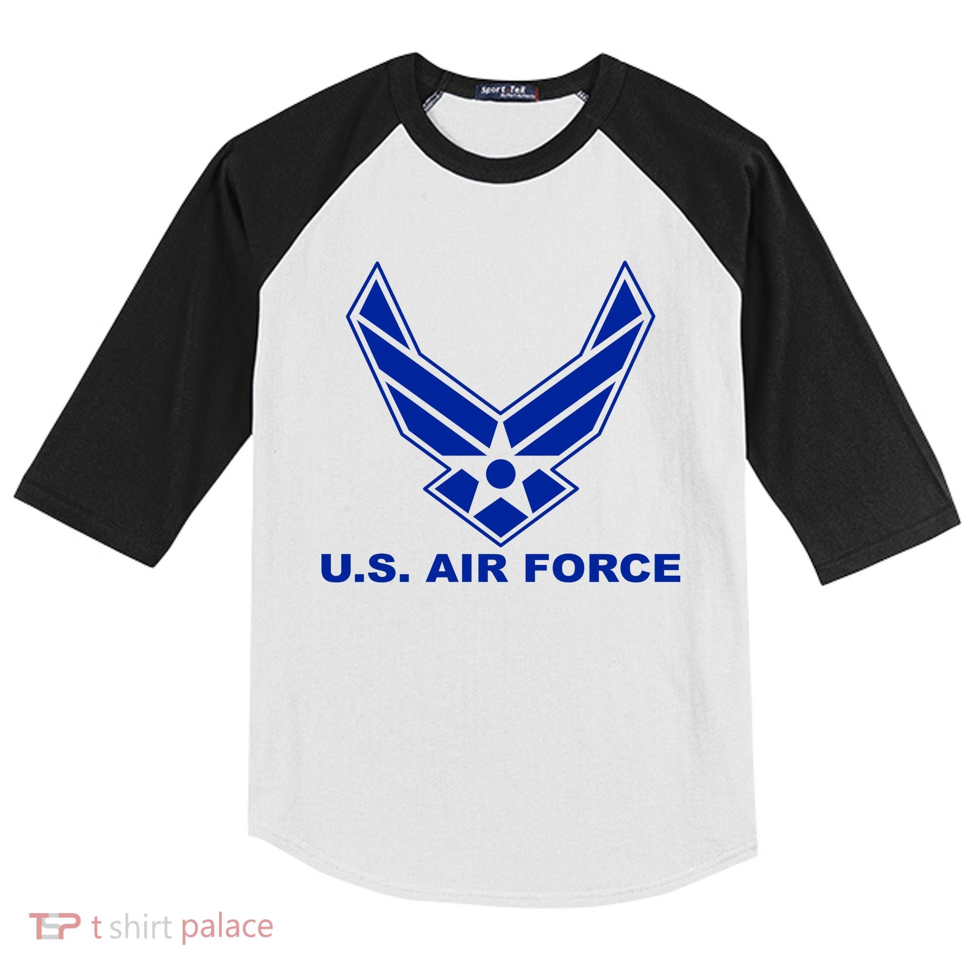 U.S. Air Force Logo Kids Colorblock Raglan Jersey