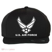 U.S. Air Force Logo Wool Snapback Cap thumb 0