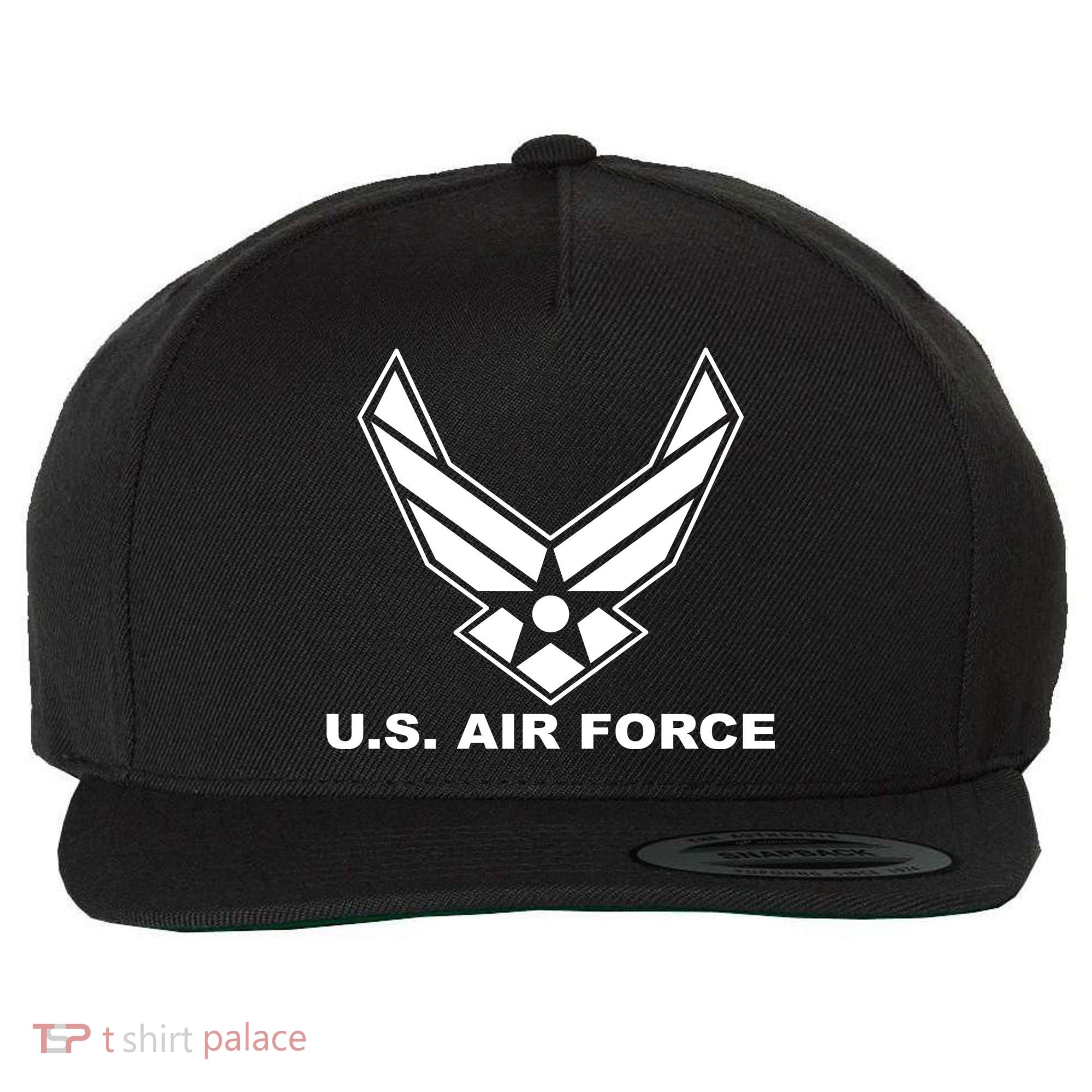U.S. Air Force Logo Wool Snapback Cap