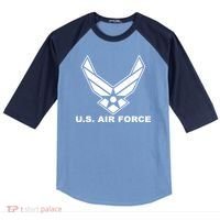 U.S. Air Force Logo Raglan Baseball Sleeve Shirt thumb 0