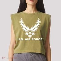 U.S. Air Force Logo Garment-Dyed Women's Muscle Tee thumb 2