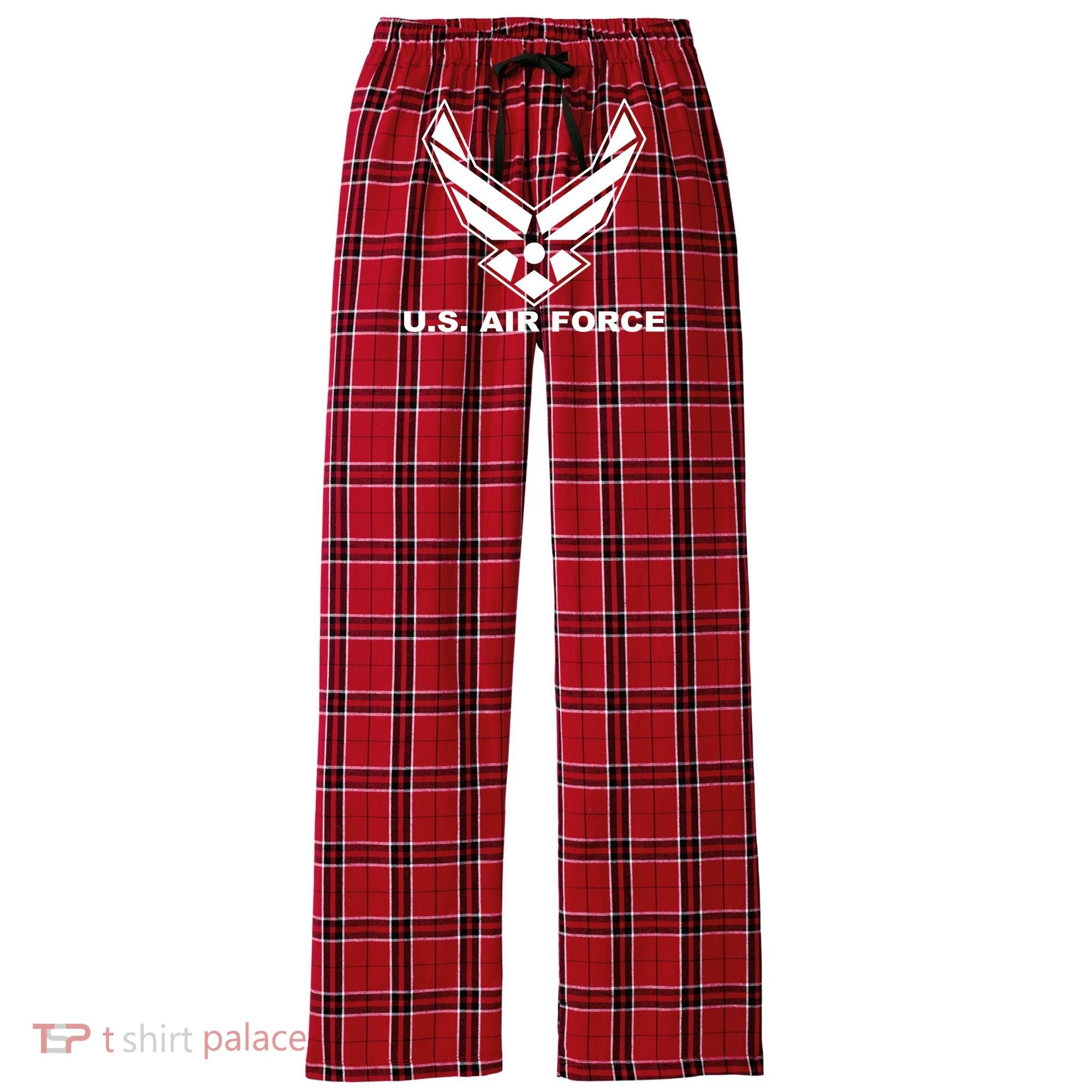 U.S. Air Force Logo Women's Flannel Plaid Pajama Pants