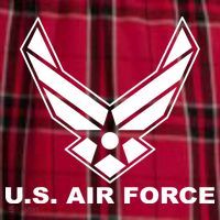 U.S. Air Force Logo Women's Flannel Plaid Pajama Pants thumb 2