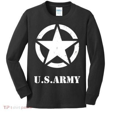 U.S. Army Emblem Kids Long Sleeve Shirt