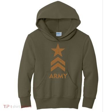 U.S. Army Vintage Distressed Kids Hoodie