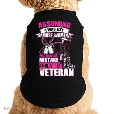 U.S. Woman Veteran Doggie Tank