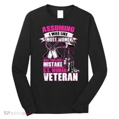 U.S. Woman Veteran Long Sleeve Shirt