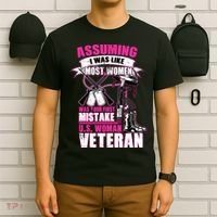 U.S. Woman Veteran T-Shirt thumb 6