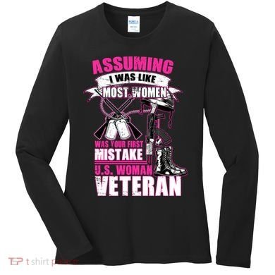 U.S. Woman Veteran Women's Long Sleeve Shirt