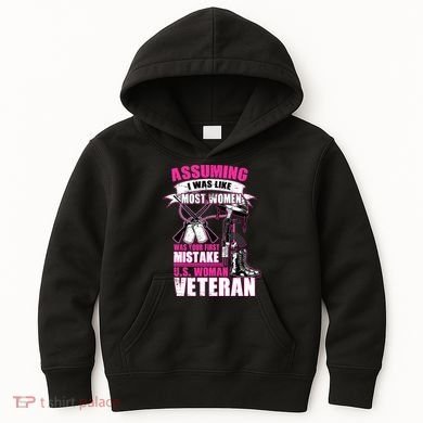 U.S. Woman Veteran Kids Hoodie