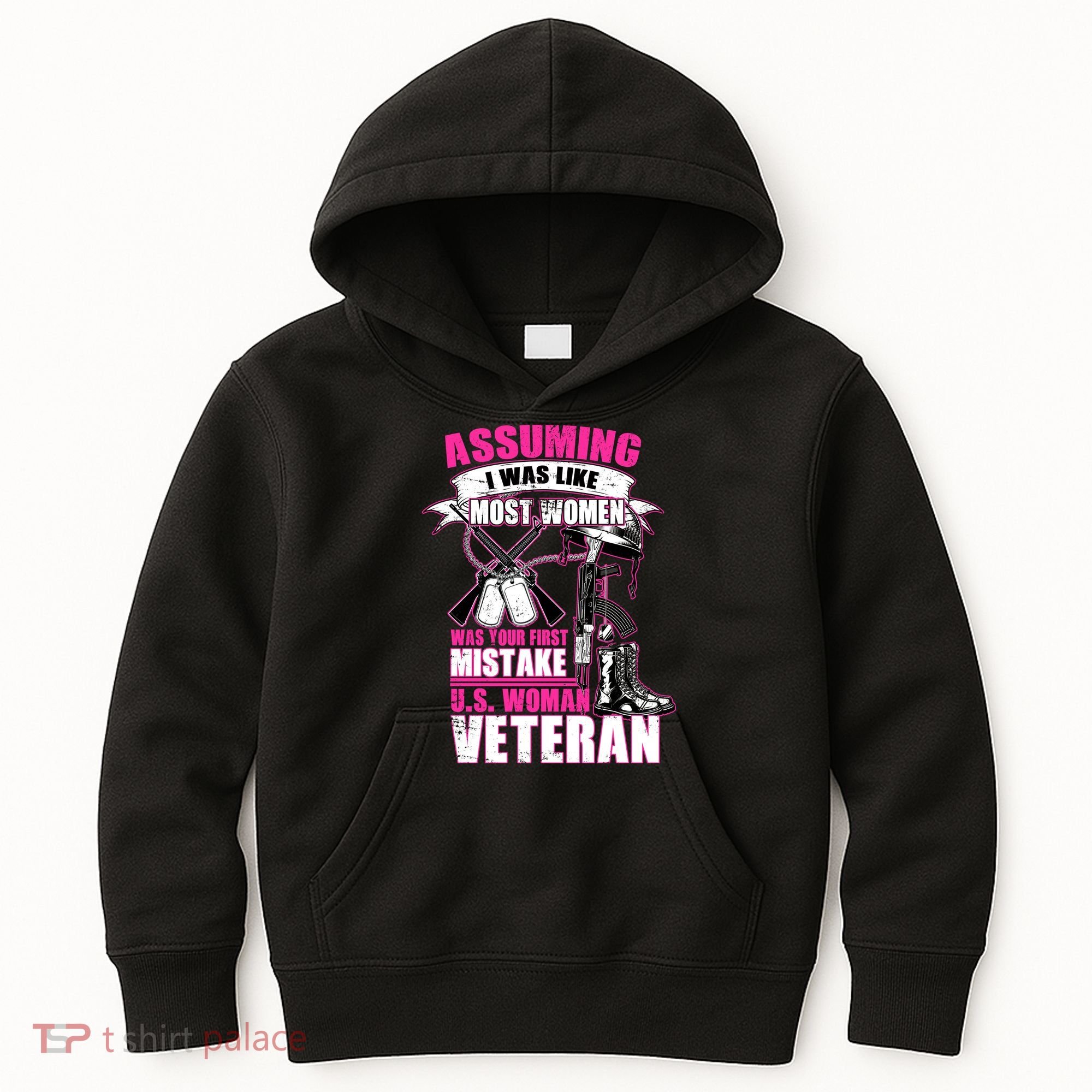 U.S. Woman Veteran Kids Hoodie