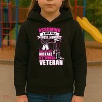 U.S. Woman Veteran Kids Hoodie thumb 3