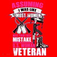 U.S. Woman Veteran Santa Hat thumb 1