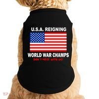 U.S.A. Reigning World War Champs Doggie Tank thumb 0