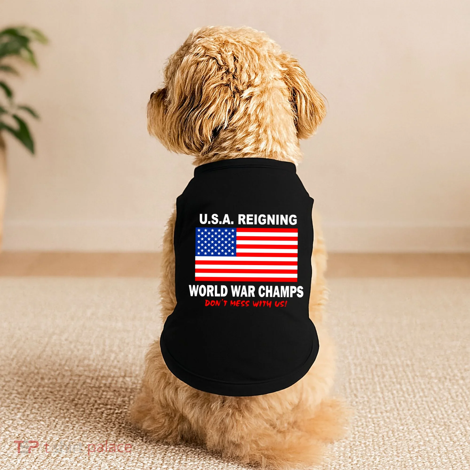 U.S.A. Reigning World War Champs Doggie Tank