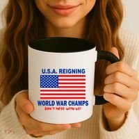 U.S.A. Reigning World War Champs Coffee Mug thumb 3