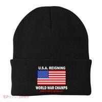 U.S.A. Reigning World War Champs Beanie thumb 0