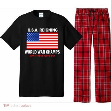 U.S.A. Reigning World War Champs Pajama Set