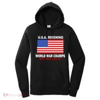 U.S.A. Reigning World War Champs Women's Hoodie thumb 0