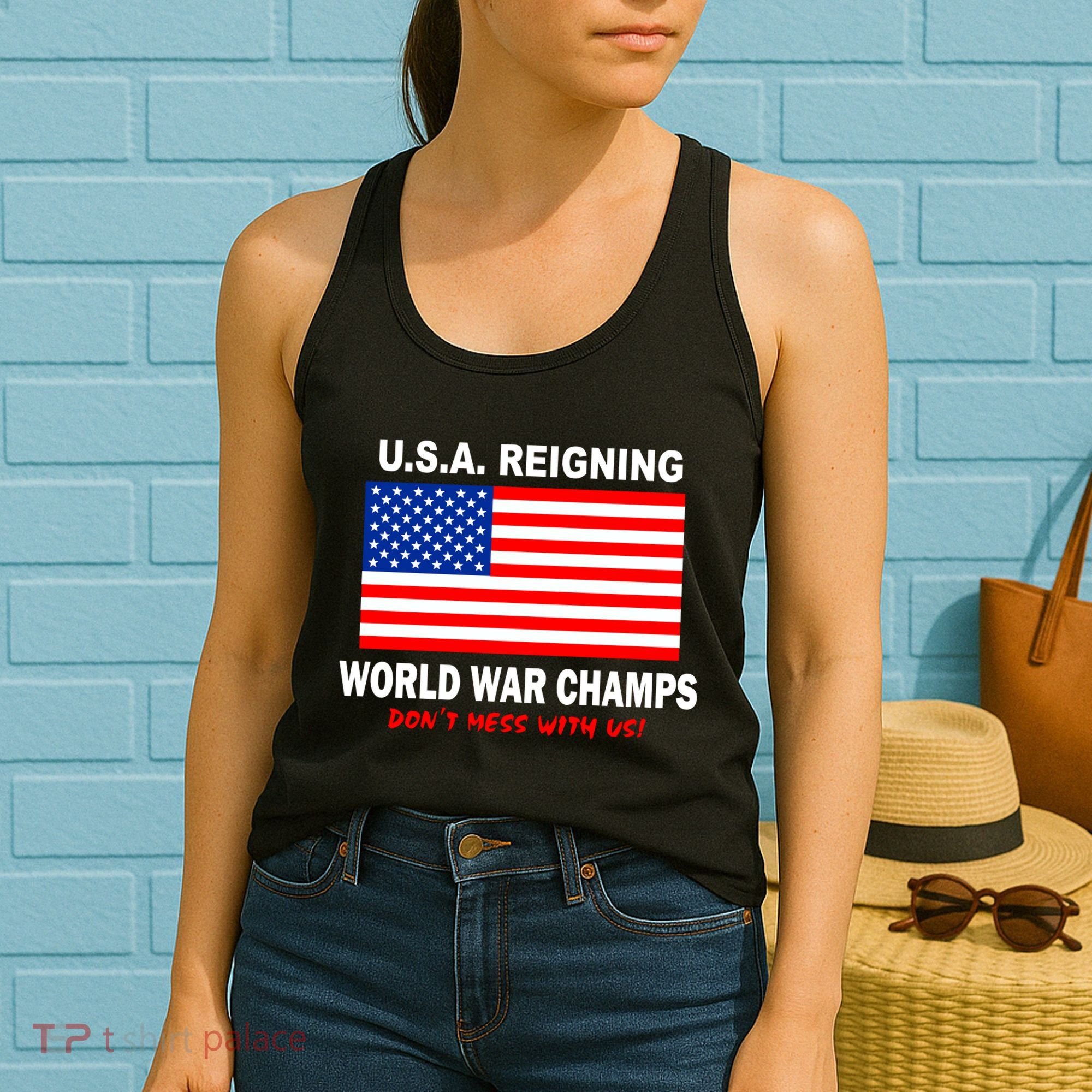 U.S.A. Reigning World War Champs Women's Tank Top