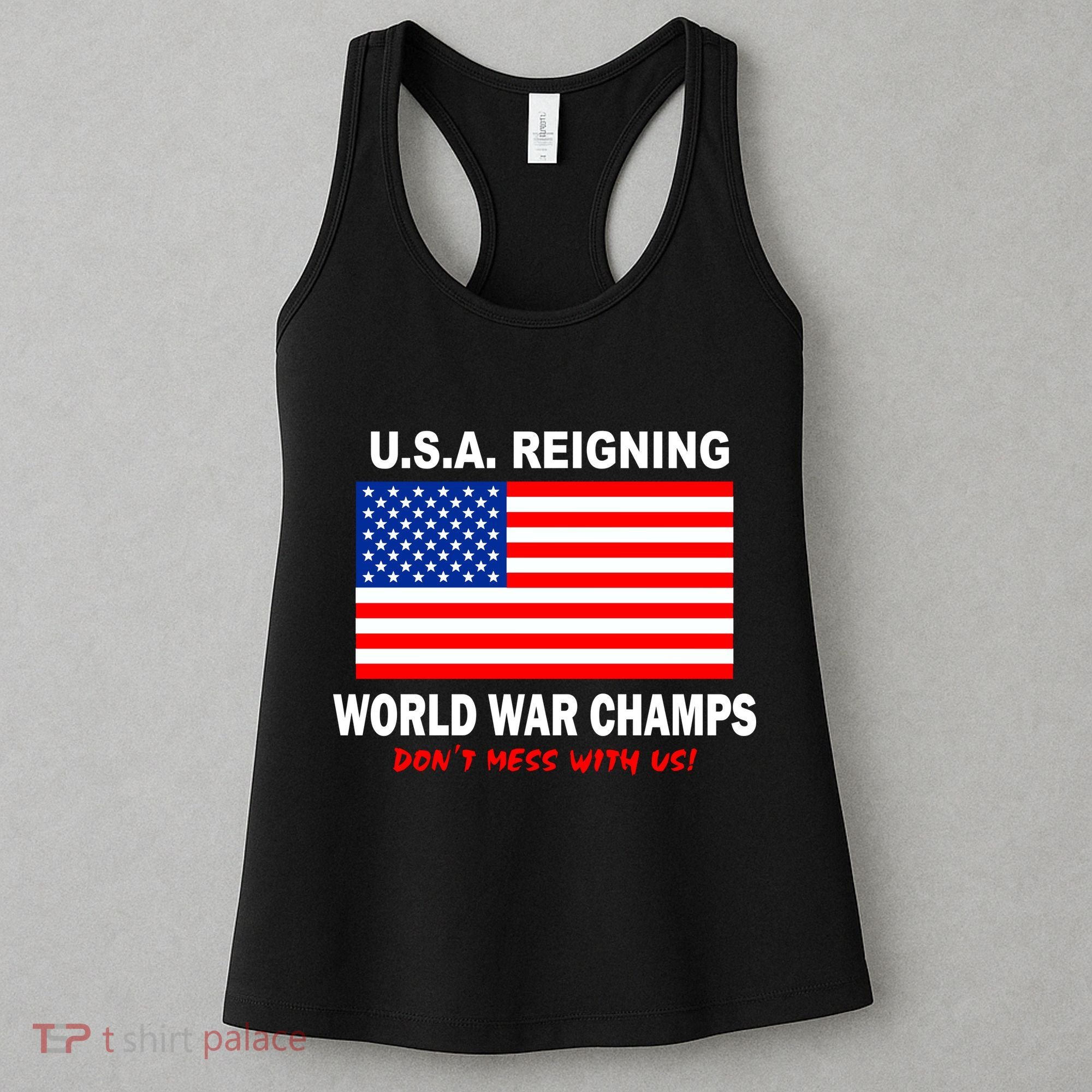 U.S.A. Reigning World War Champs Women's Tank Top