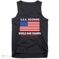 U.S.A. Reigning World War Champs Tank Top thumb 0