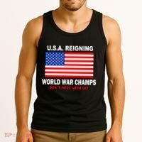 U.S.A. Reigning World War Champs Tank Top thumb 3