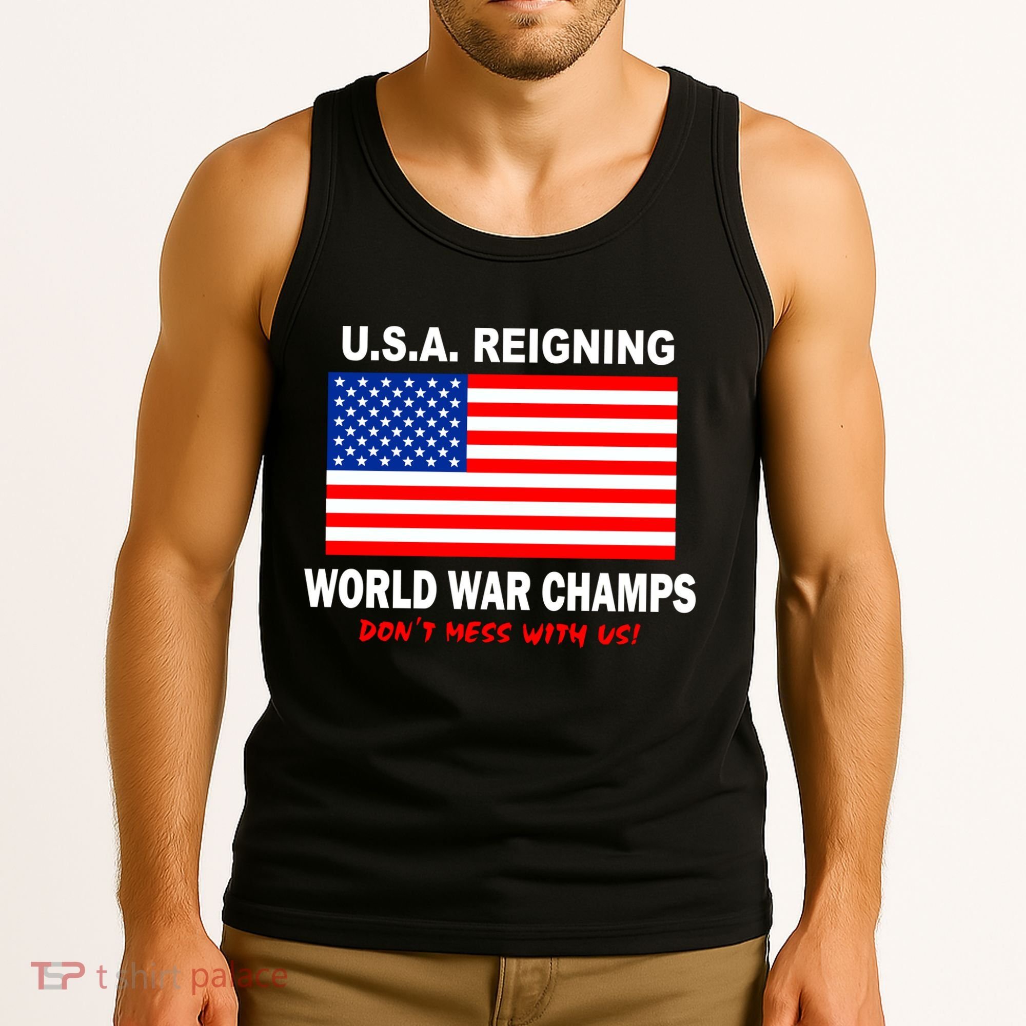 U.S.A. Reigning World War Champs Tank Top